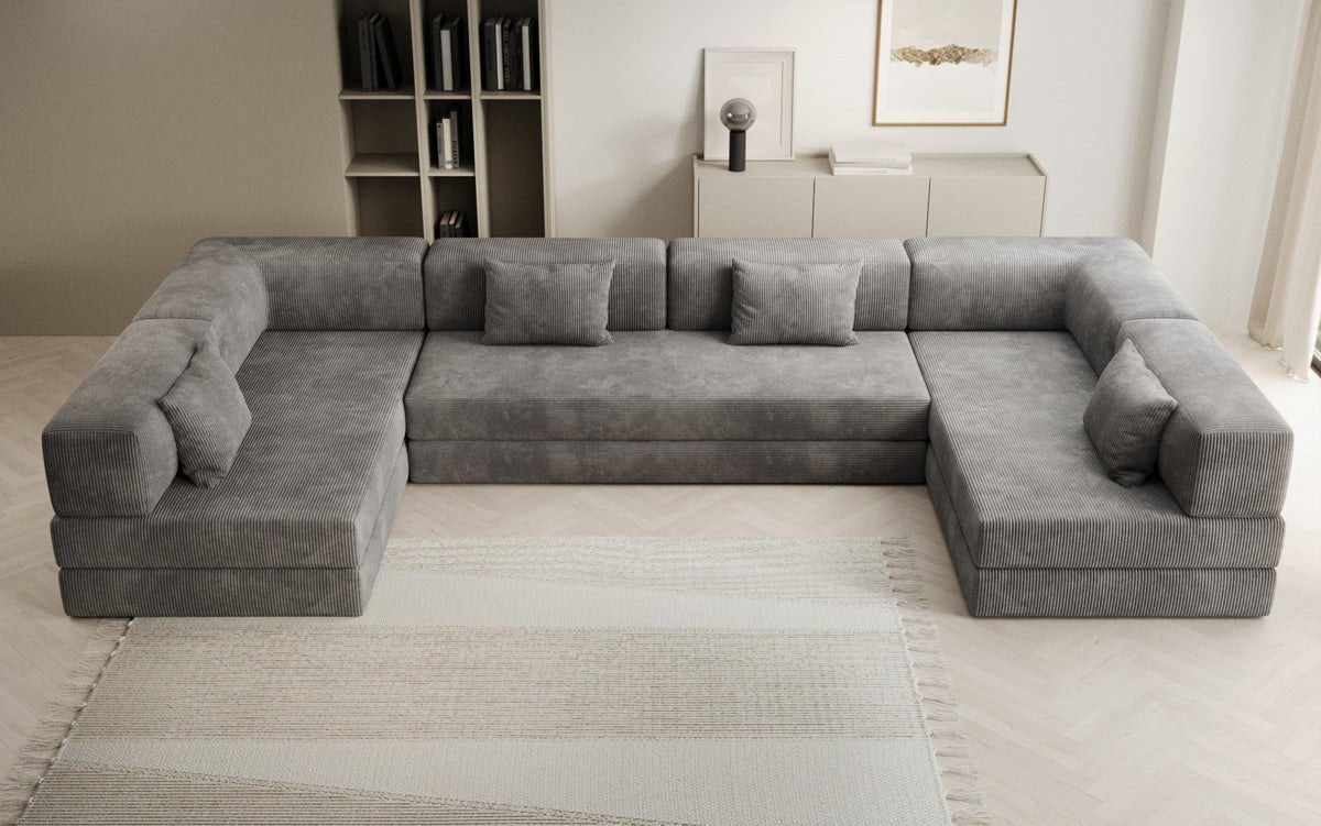 Designer Sofa Lazy U in Cord