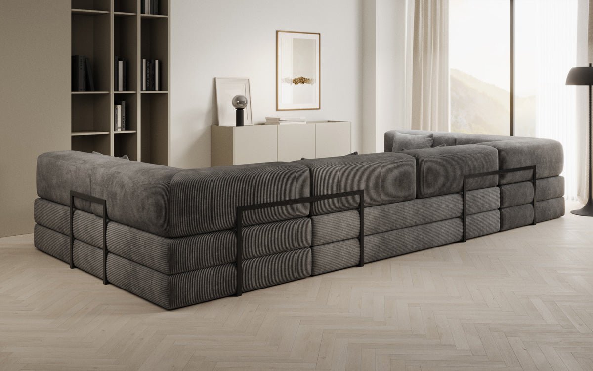 Designer Sofa Lazy U in Cord