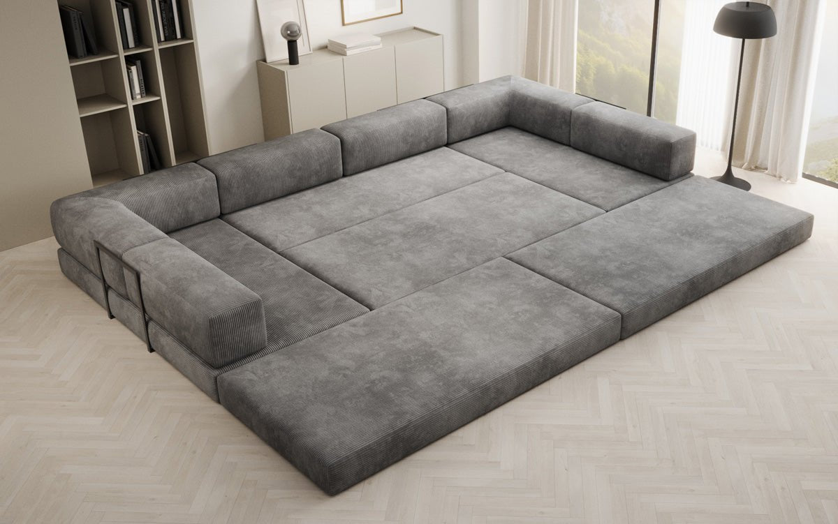 Designer Sofa Lazy U in Cord