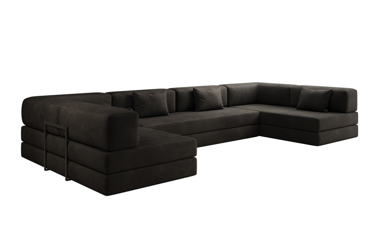 Designer Sofa Lazy U am Samt