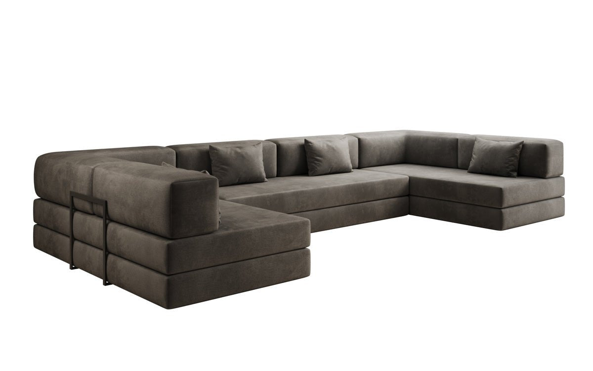 Designer Sofa Lazy U am Samt