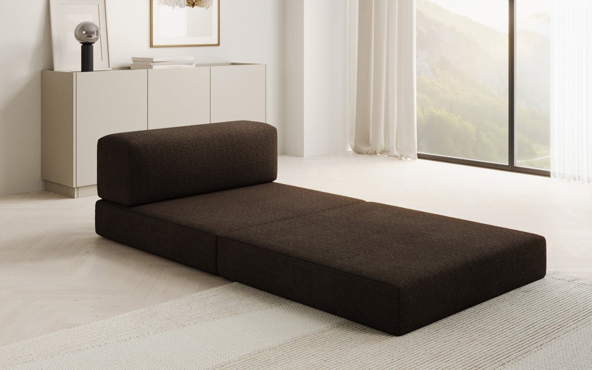 Designer Sofa Mittelmodul Lazy in Bouclé