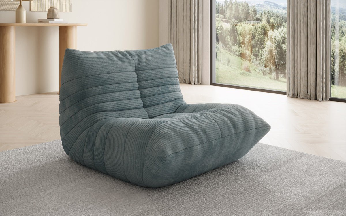 Designer Sofa-Sessel Calmo in Cord