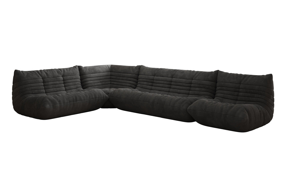 Designer Sofa Wohnlandschaft Calmo in Cord