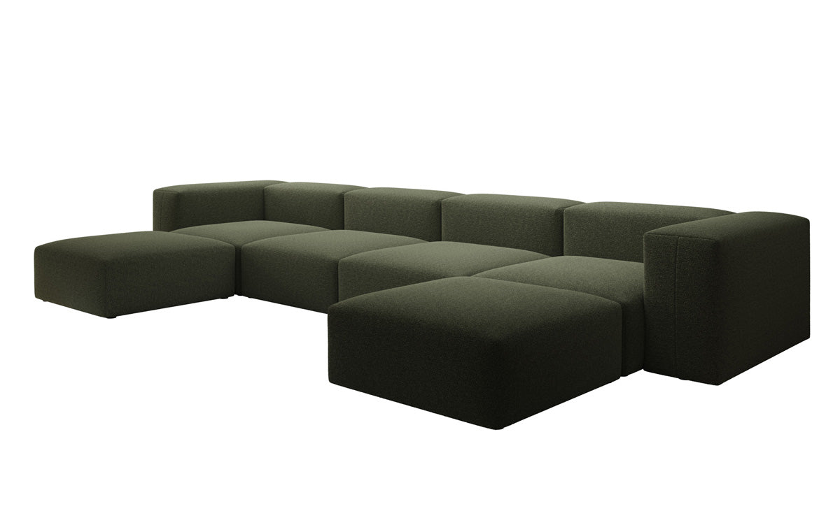 Designer U Sofa Snug am Bouclé