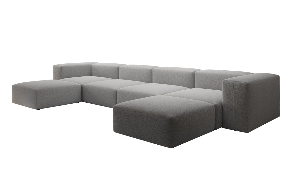 Designer U Sofa Snug am Bouclé