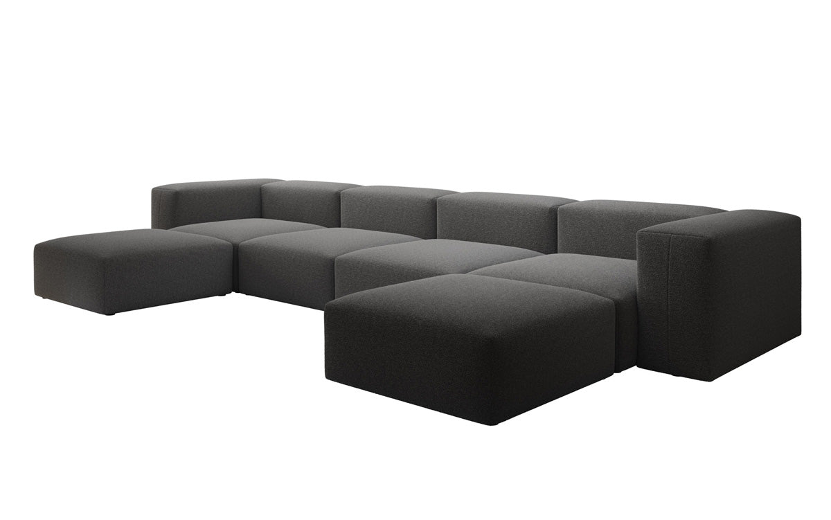 Designer U Sofa Snug am Bouclé