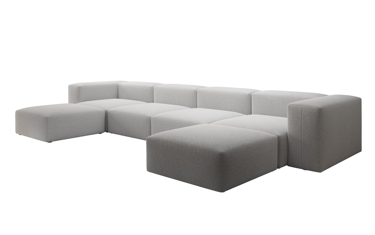 Designer U Sofa Snug am Bouclé