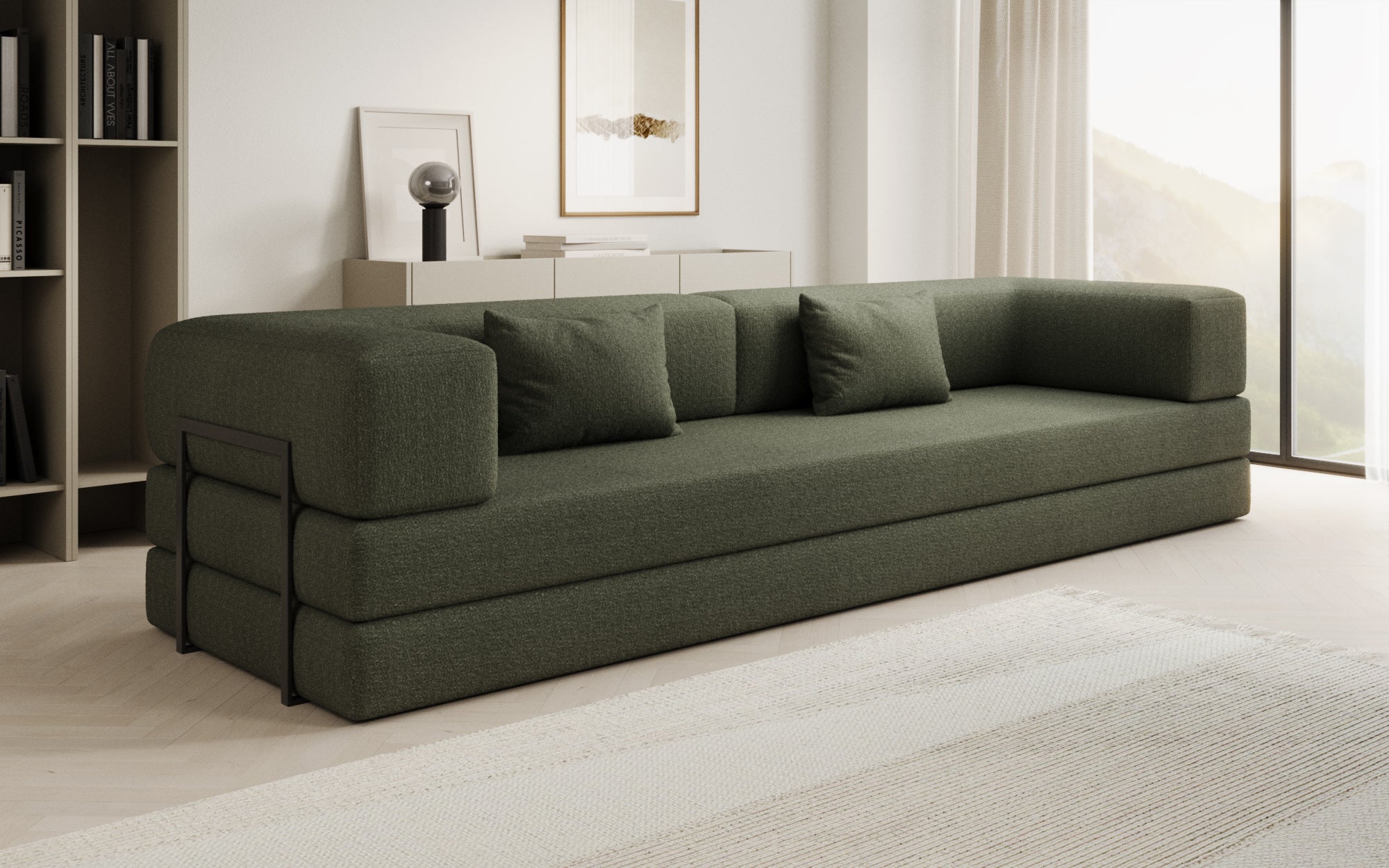 Extra Bezug fir Sofa Lazy a Bouclé