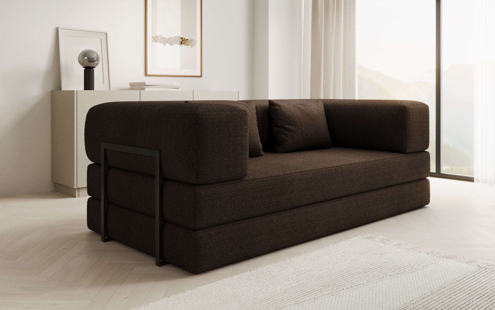 Extra Bezug fir Sofa Lazy a Bouclé