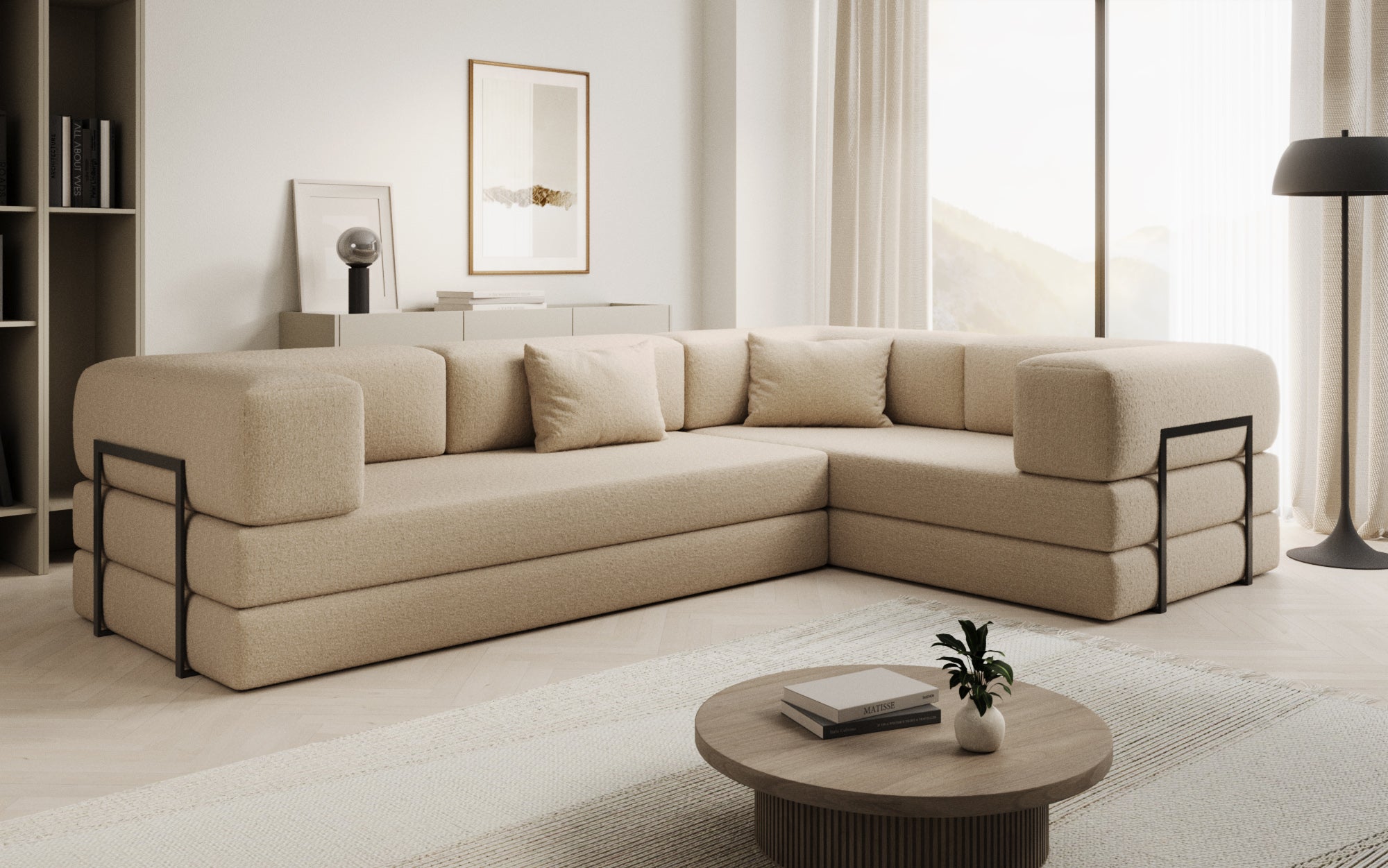 Extra Bezug fir Sofa Lazy a Bouclé