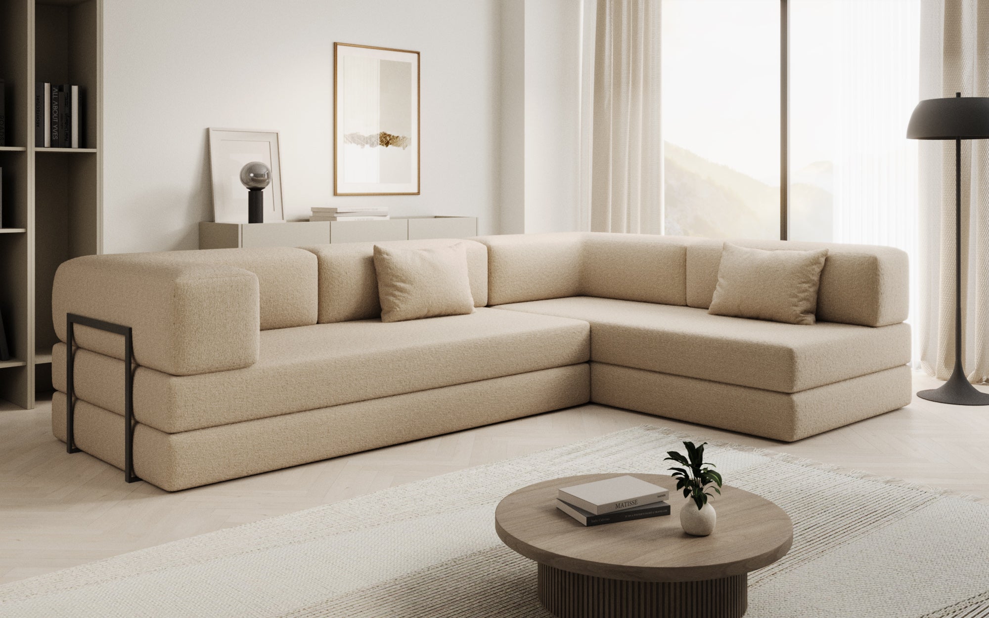 Extra Bezug fir Sofa Lazy a Bouclé
