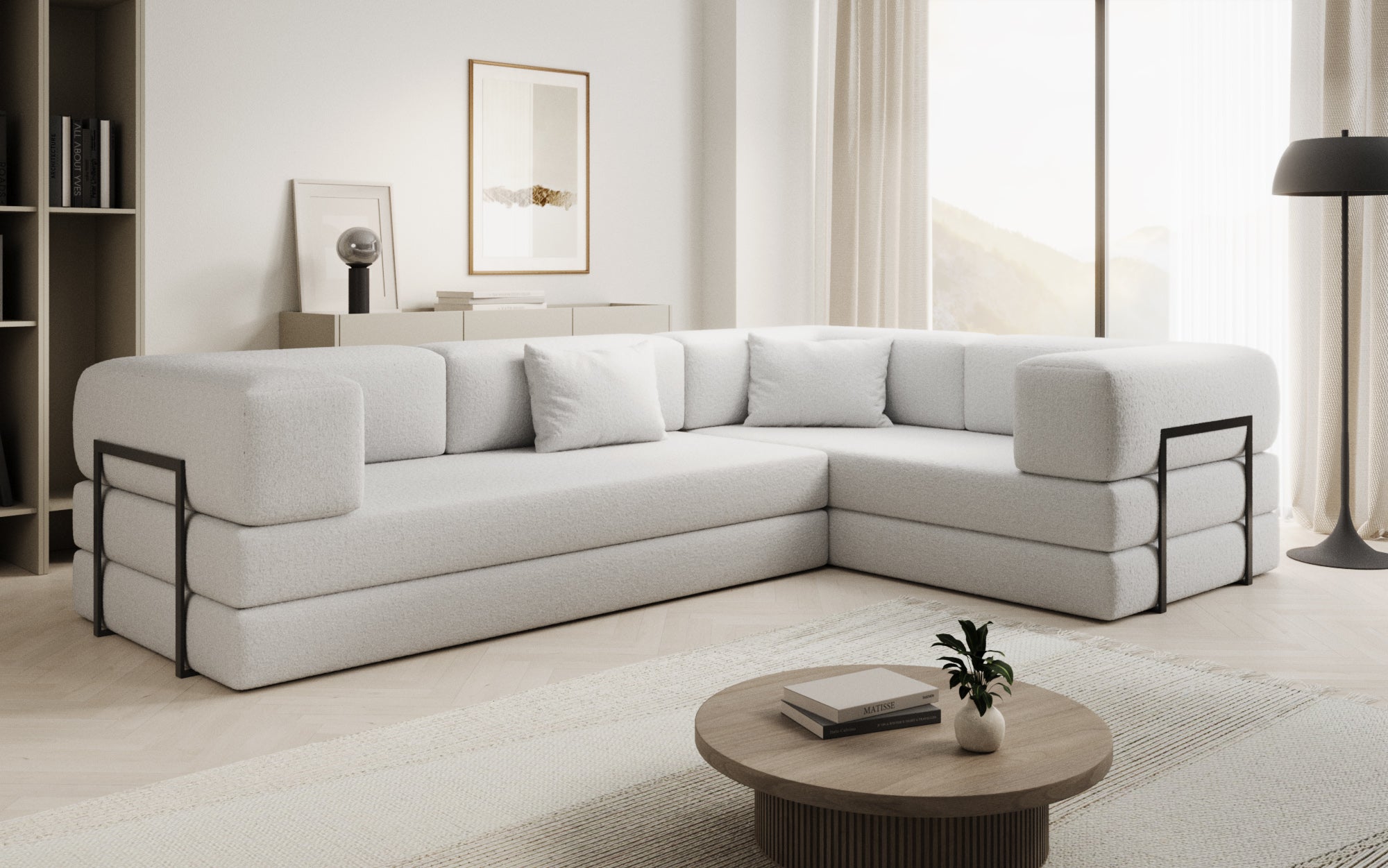 Extra Bezug fir Sofa Lazy a Bouclé