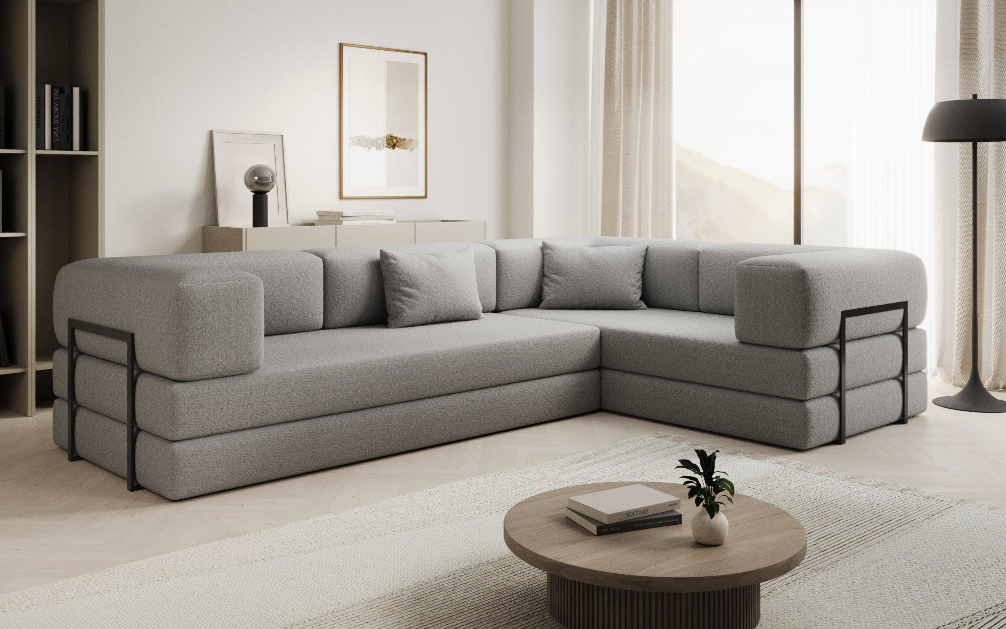Extra Bezug fir Sofa Lazy a Bouclé
