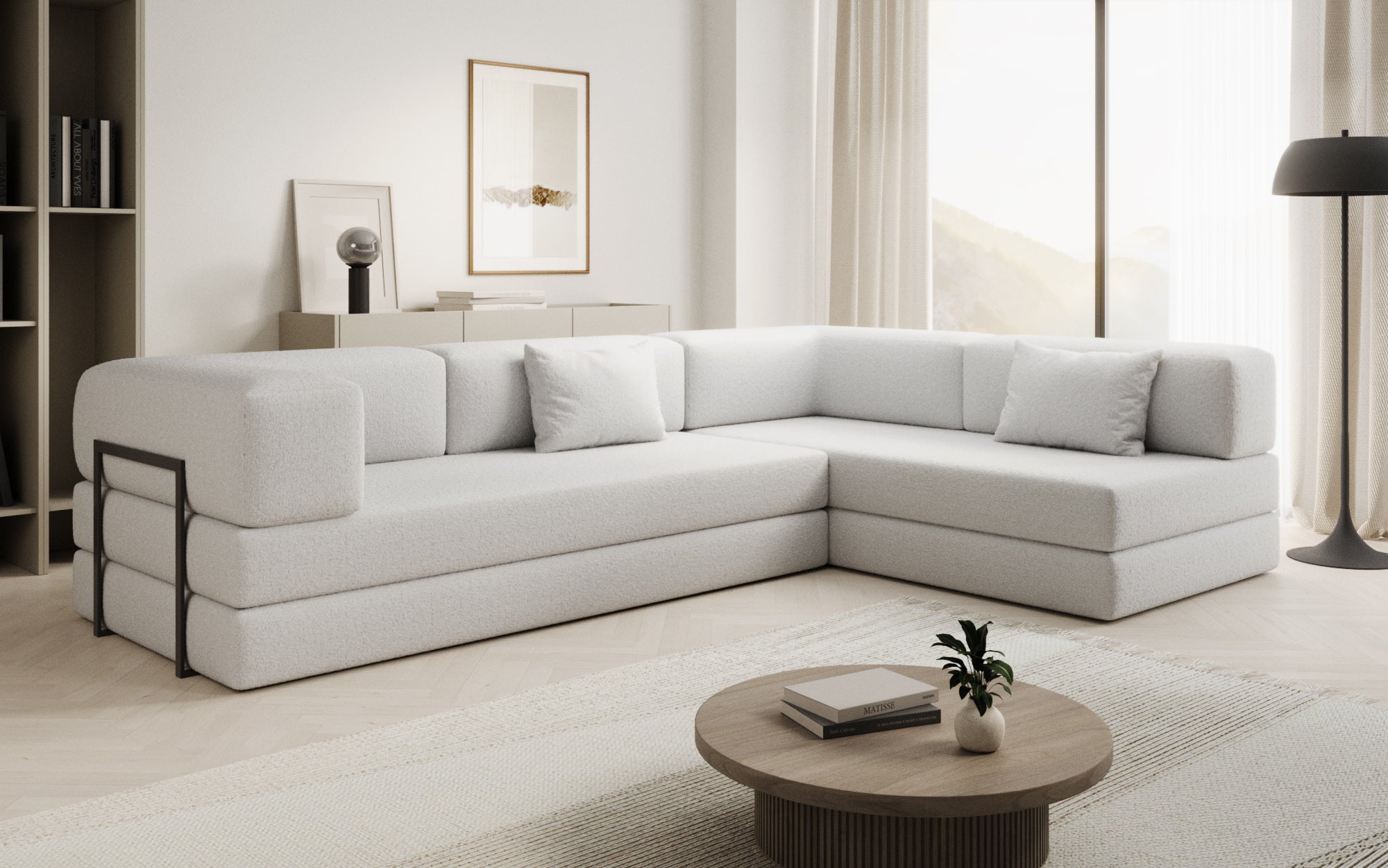 Extra Bezug fir Sofa Lazy a Bouclé