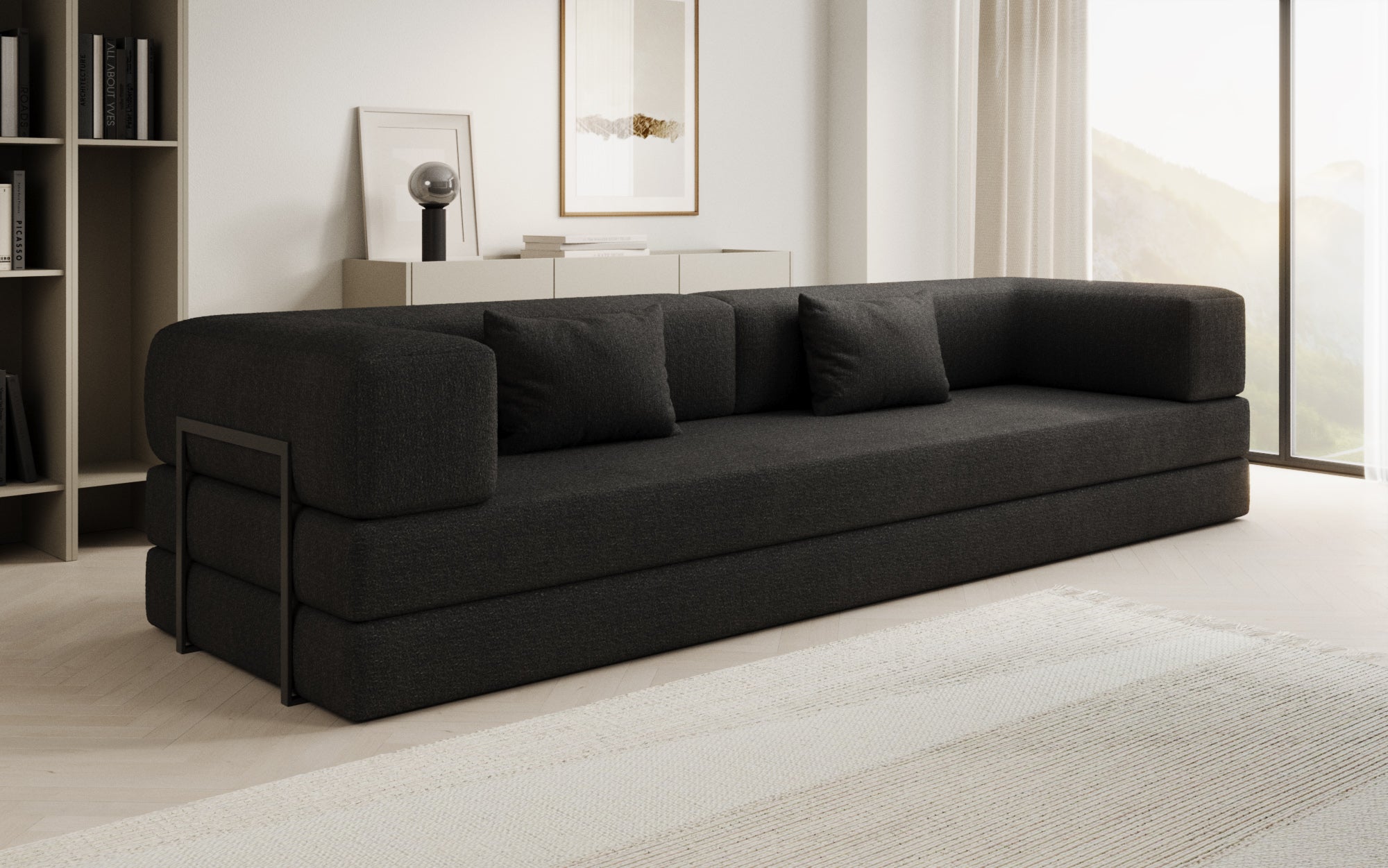 Extra Bezug fir Sofa Lazy a Bouclé