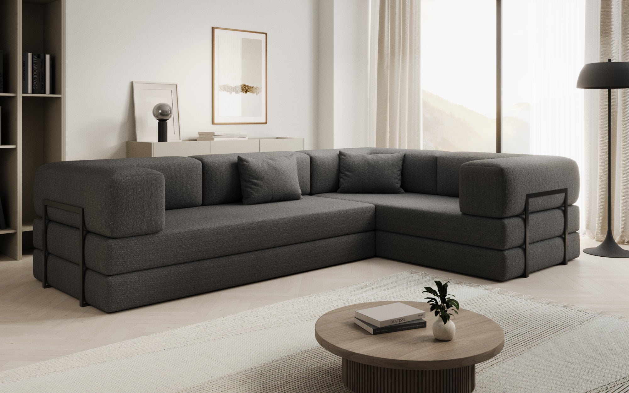 Extra Bezug fir Sofa Lazy a Bouclé