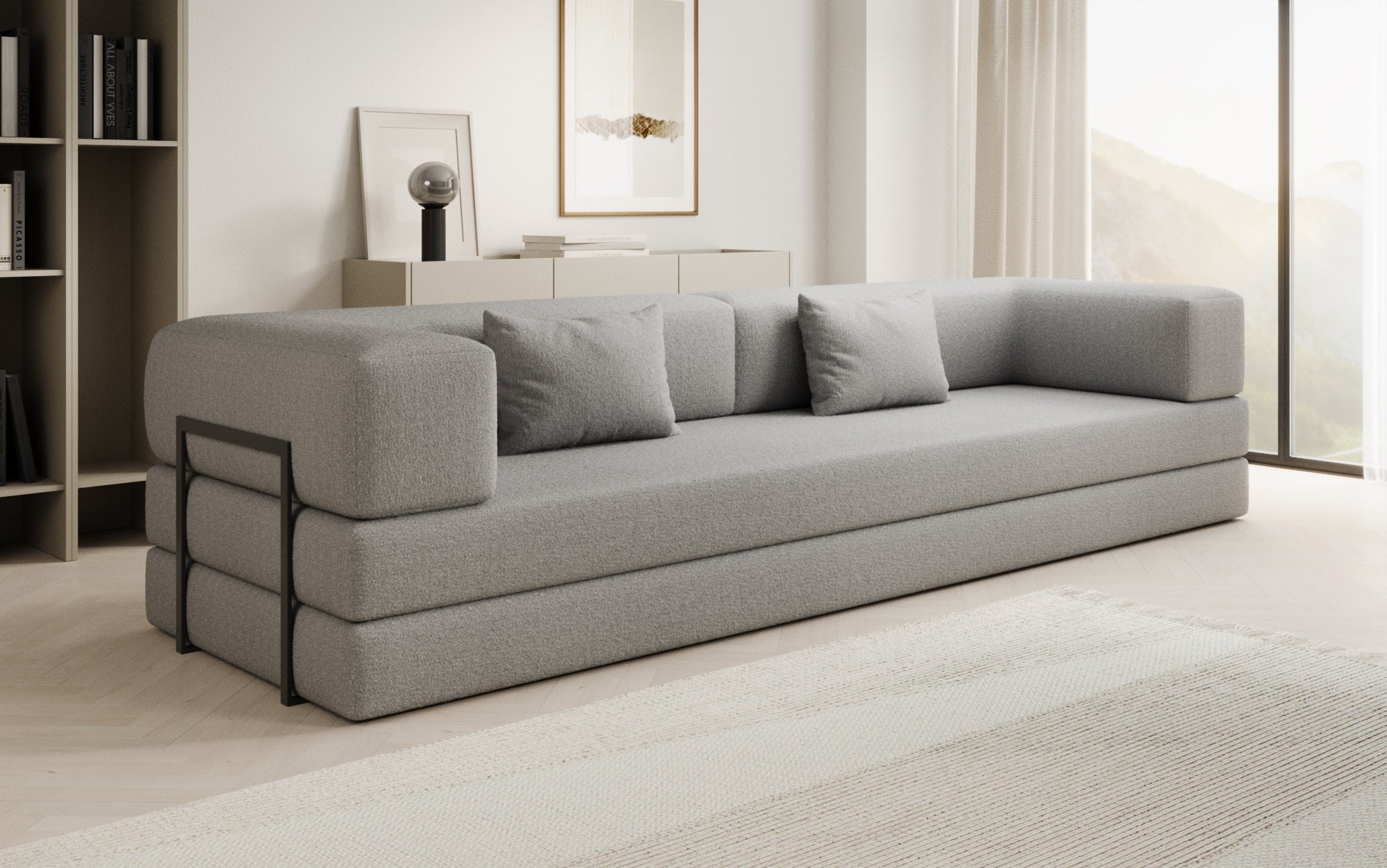 Extra Bezug fir Sofa Lazy a Bouclé