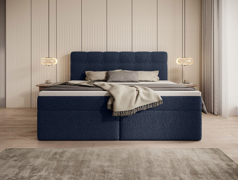 Boxspringbett Faro Frotte mat Stauraum
