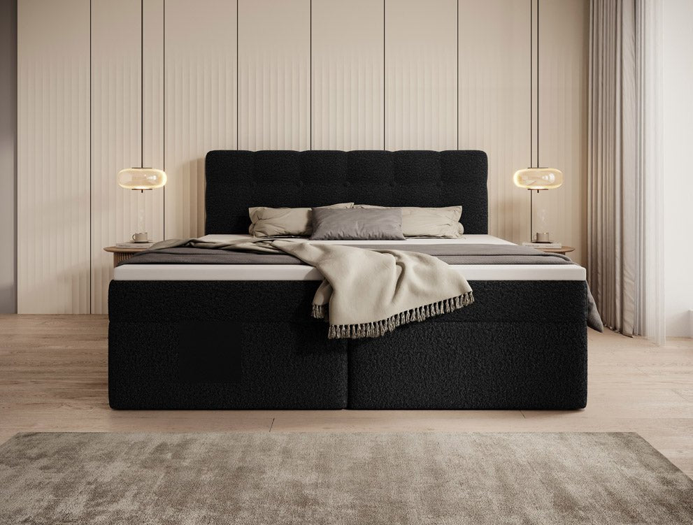 Boxspringbett Faro Frotte mat Stauraum