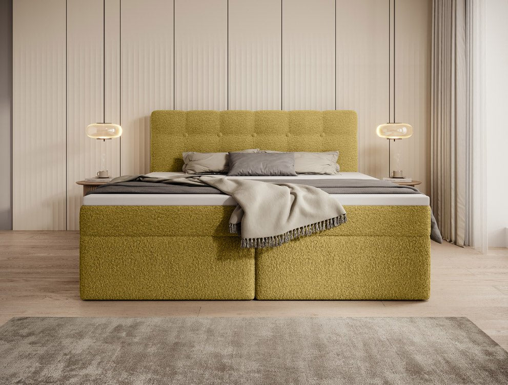 Boxspringbett Faro Frotte mat Stauraum