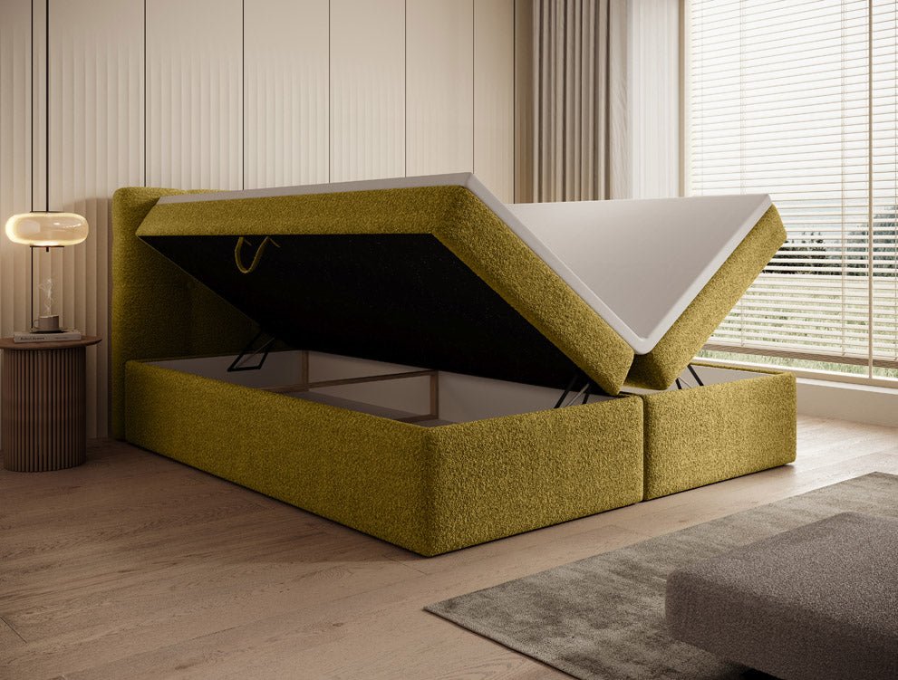 Boxspringbett Faro Frotte mat Stauraum