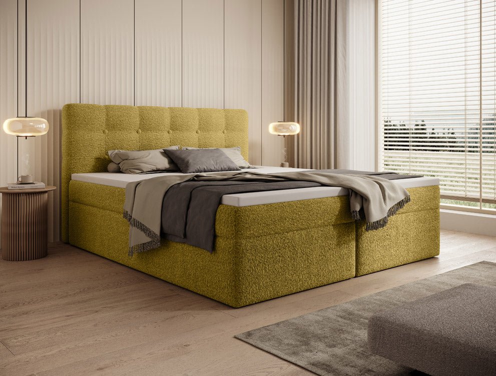 Boxspringbett Faro Frotte mat Stauraum