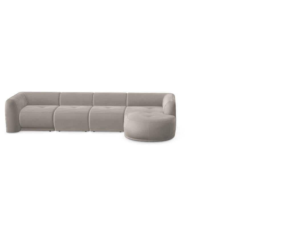 Modulares Sofa Gio - Däi Wonschkonfiguratioun M_6NLC2R