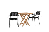 Garten Cafegruppe Elbe – 3-teiliges Gartenmöbel-Set 70x70 cm