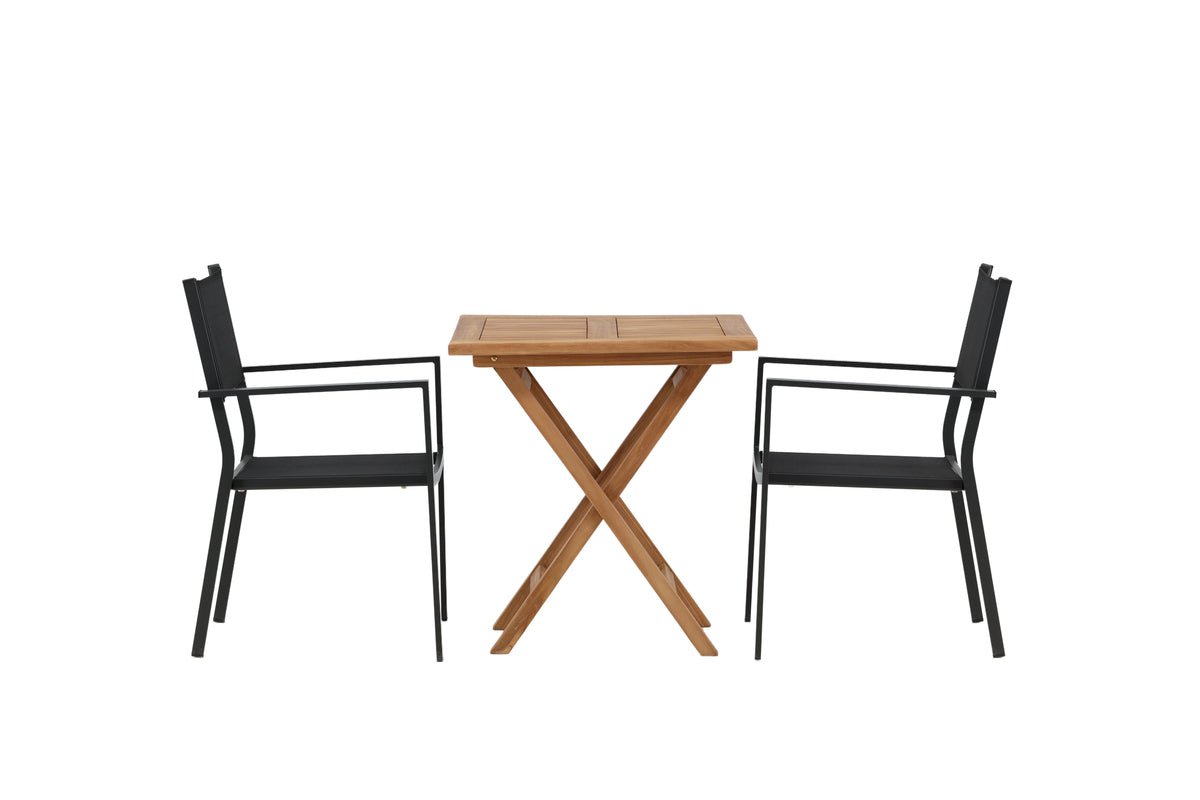 Garten Cafegruppe Irish – 3-teiliges Gartenmöbel-Set 70x70 cm