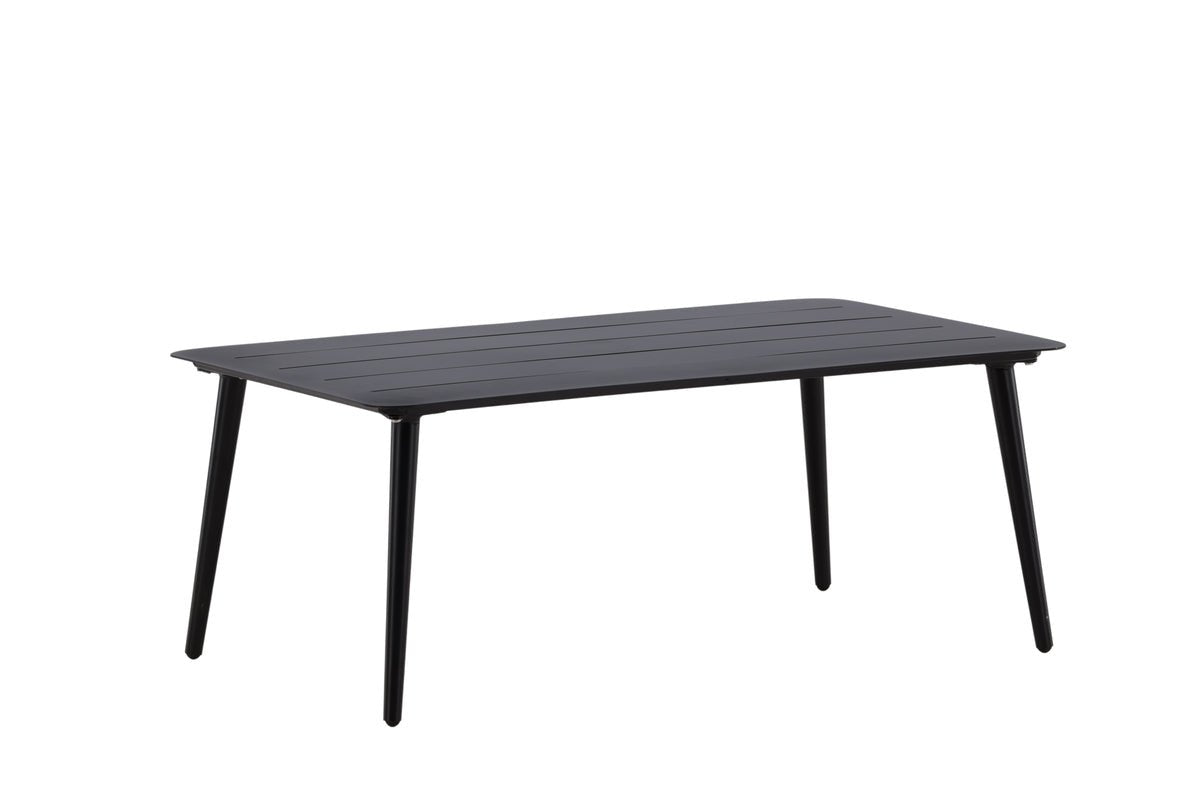Garten Couchtisch Rhodos - Aus schwarzem Aluminium