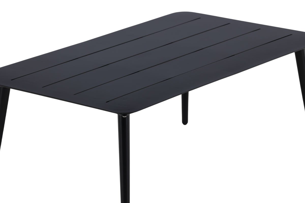 Garten Couchtisch Rhodos - Aus schwarzem Aluminium