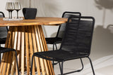 Garten Essgruppe Amano – 5-teiliges Gartenmöbel-Set mit rundem Tisch in 2 Farben