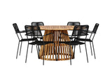 Garten Essgruppe Asante – 7-teiliges Gartenmöbel-Set mit Tisch aus Akazie