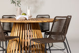 Garten Essgruppe Noris – 7-teiliges Gartenmöbel-Set mit Tisch aus Akazie