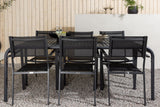 Garten Essgruppe Toni – 7-teiliges Gartenmöbel-Set aus Aluminium