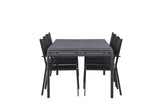 Garten Essgruppe Toni – 7-teiliges Gartenmöbel-Set aus Aluminium