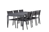 Garten Essgruppe Toni – 7-teiliges Gartenmöbel-Set aus Aluminium