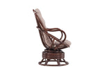 Garten-Loungesessel Finn - aus Rattan in Dunkelwalnuss