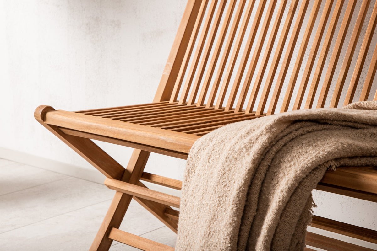 Gartenbank Doka - Praktisch klappbar aus Teakholz