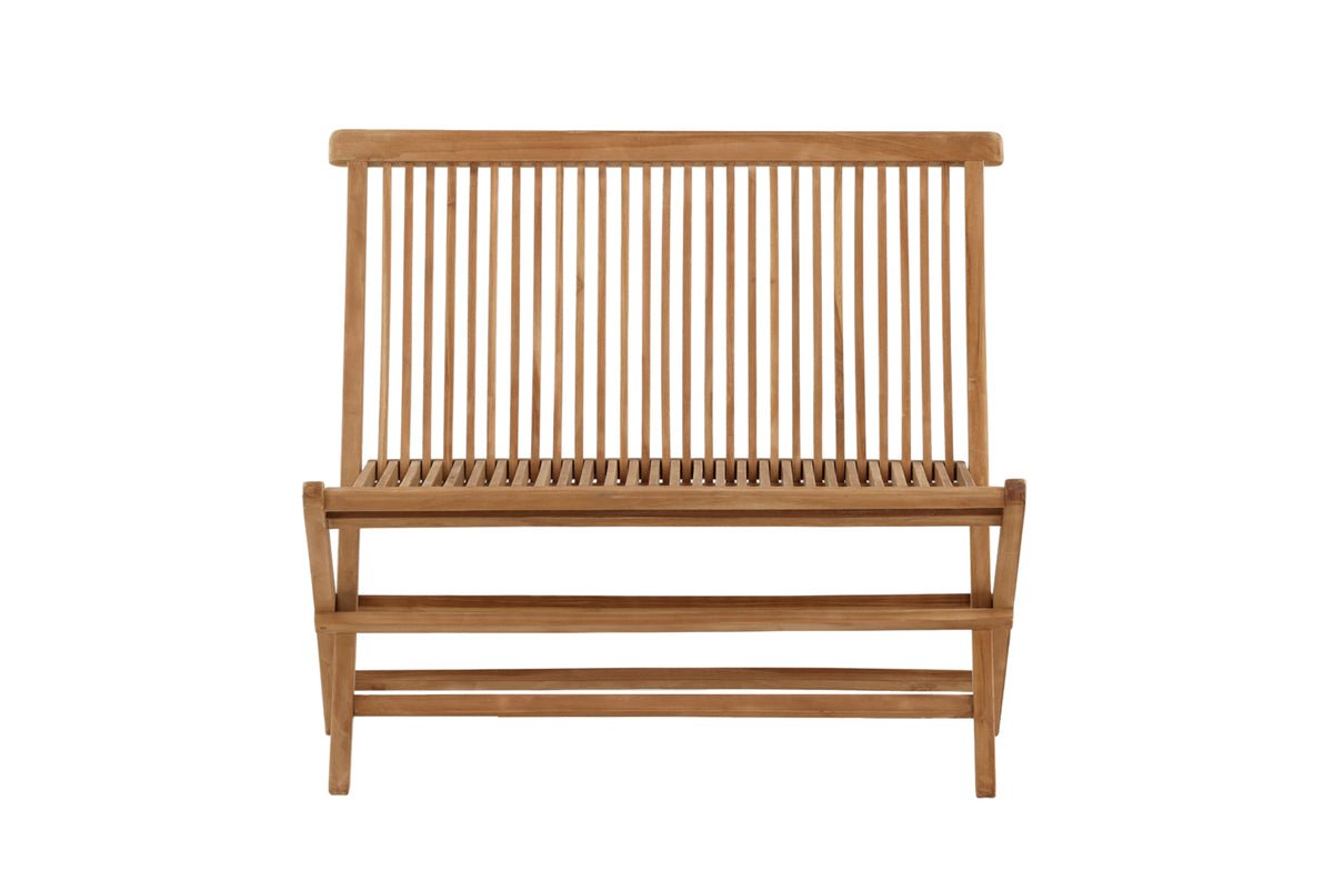 Gartenbank Doka - Praktisch klappbar aus Teakholz