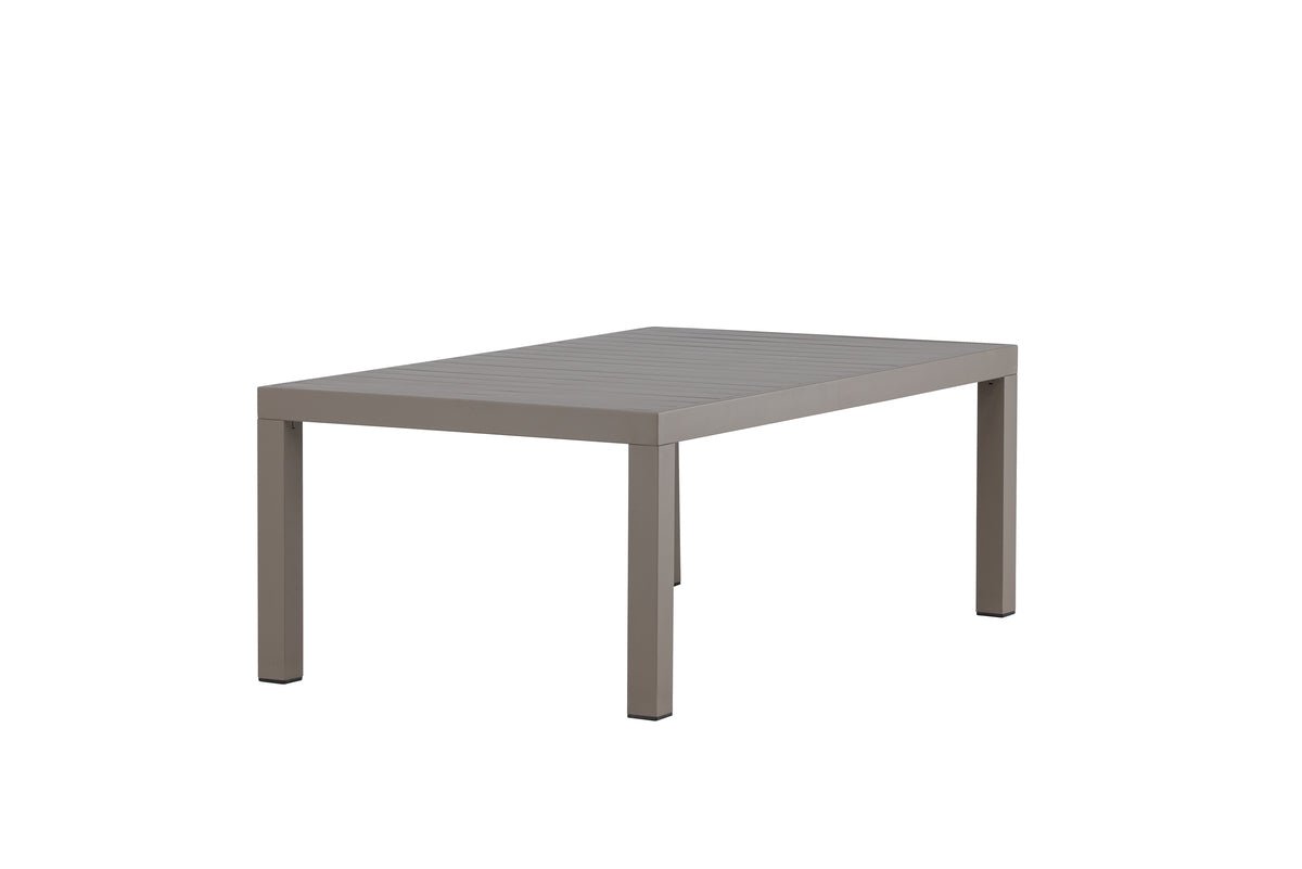 Gartentisch Lior - Rechteckiger Esstisch aus Aluminium in 2 Farben