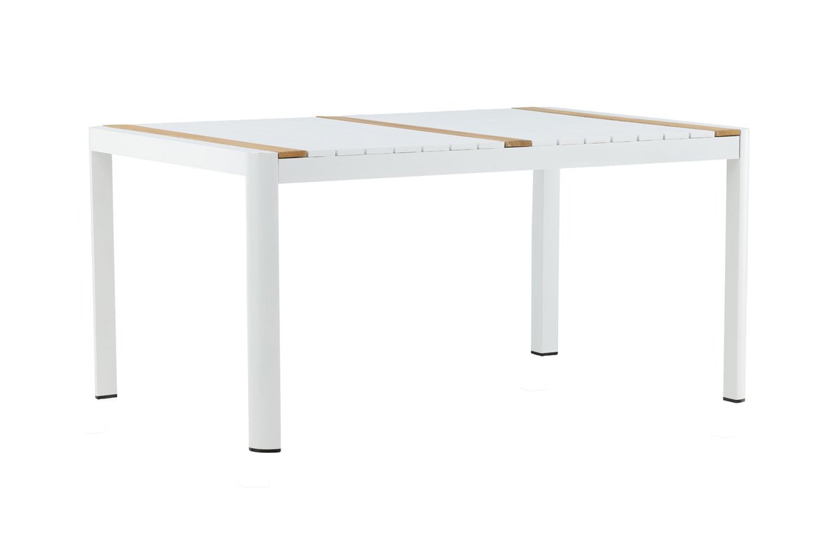 Gartentisch Nuru - Teakholz und Aluminium für Stabilität und Langlebigkeit