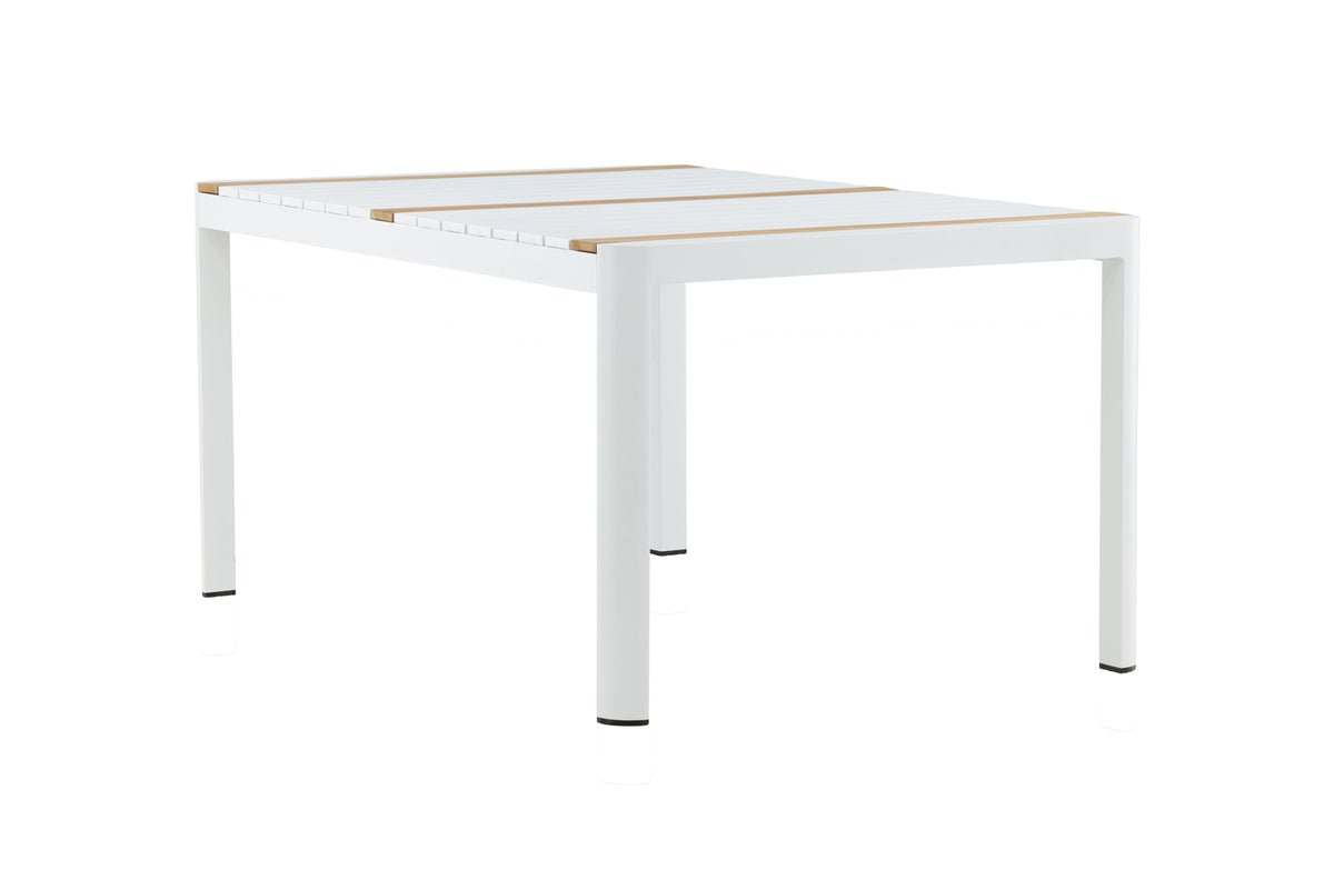 Gartentisch Nuru - Teakholz und Aluminium für Stabilität und Langlebigkeit
