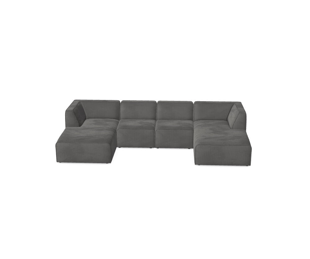 Modulares Sofa Hugg - Däi Wonschkonfiguratioun M_9XRXRA