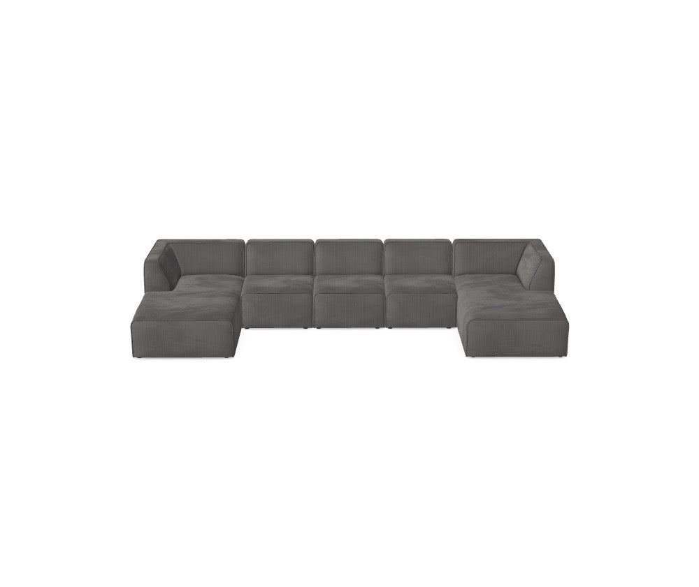 Modulares Sofa Hugg - Däi Wonschkonfiguratioun M_CSC4SN