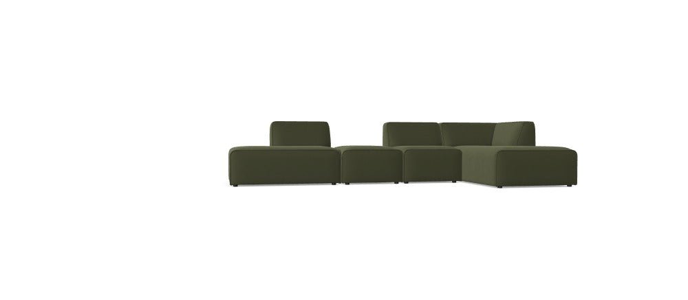 Modulares Sofa Hugg - Däi Wonschkonfiguratioun M_PQPJEK