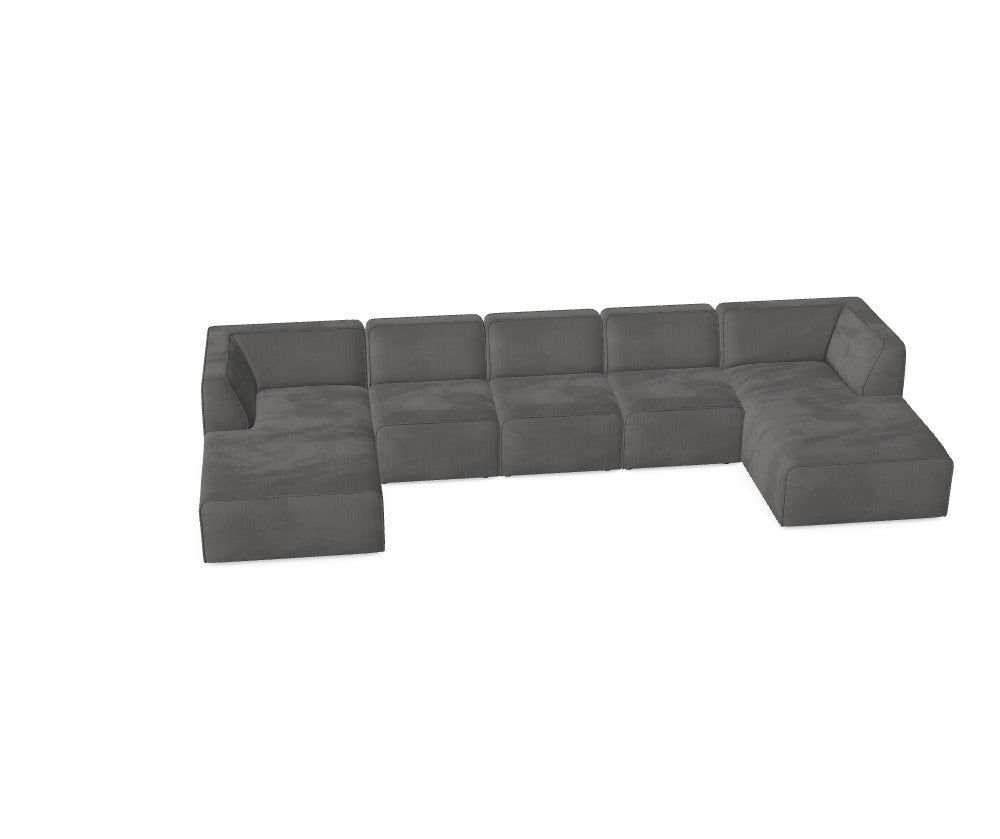 Modulares Sofa Hugg - Däi Wonschkonfiguratioun M_TRQVFC