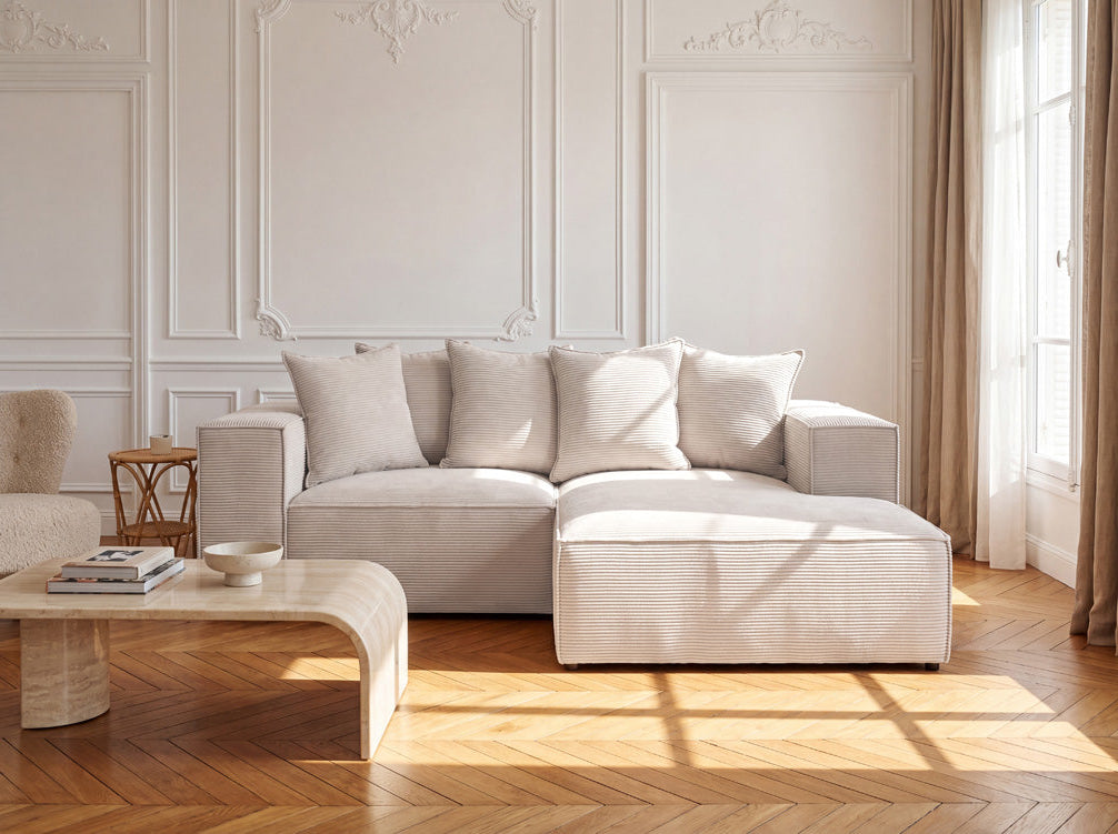 Designer-Ecksofa Largo Mini a Cord