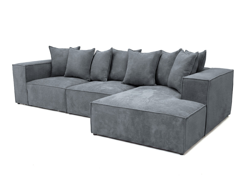 Designer Ecksofa Largo in Cord